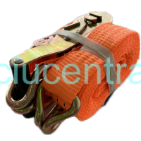 Krovinio tvirtinimo diržas su įtempimo mechanizmu