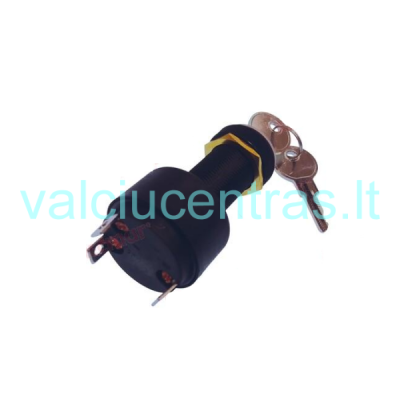 Ignition lock 3 contacts, 3 positions