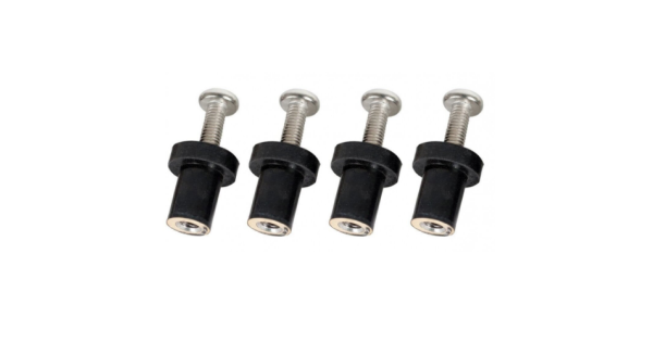 Set of screws with rubber bushings, 4 pcs