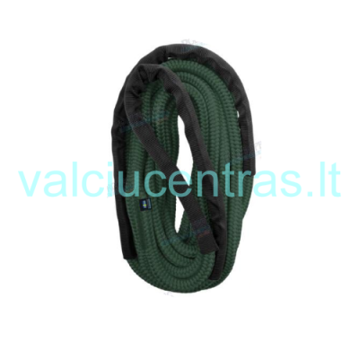 Švartavimosi virvė su kilpa žalia/juoda