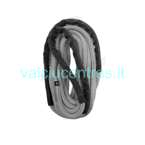 Švartavimosi virvė su kilpa pilka/juoda Švartavimosi virvė su kilpa pilka/juoda