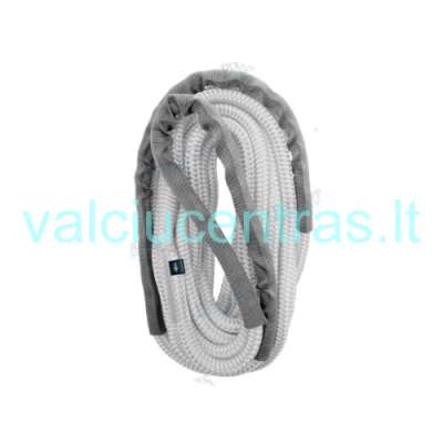 Švartavimosi virvė su kilpa balta/pilka