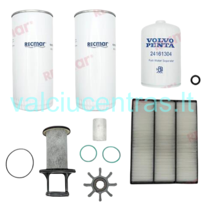 Service kit for Volvo Penta D4/D6 series engines