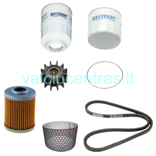 Service kit for Yanmar diesel engines 3JH2/3JH2E/3JH2T