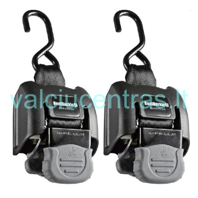 Transportavimo diržų rinkinys BoatBuckle su savaiminio susisukimo mechanizmu 