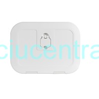 Liuko dangtis 380x280 mm juodas/baltas Liuko dangtis 380x280 mm juodas/baltas