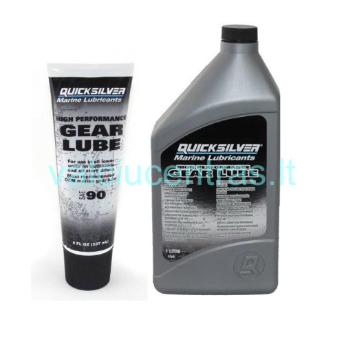 Tepalas QUICKSILVER pavaroms, jungtims, reduktoriams į variklio koją Tepalas QUICKSILVER pavaroms, jungtims, reduktoriams į variklio koją