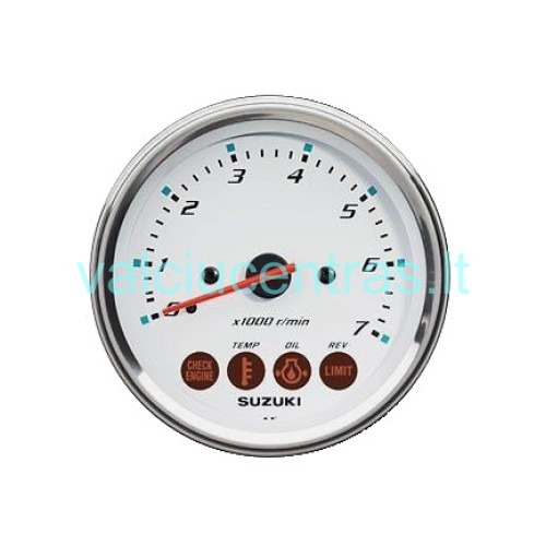 Suzuki originalus multifunkcinis tachometras baltas Suzuki originalus multifunkcinis tachometras baltas