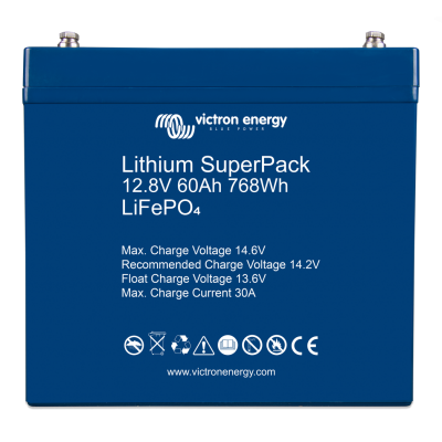 Victron Lithium SuperPack 12,8V/60Ah akumuliatorius
