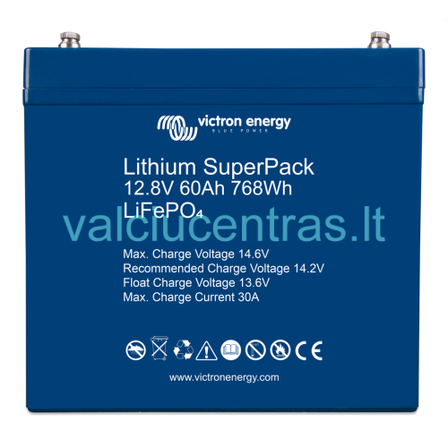 Victron Lithium SuperPack 12,8V/60Ah akumuliatorius